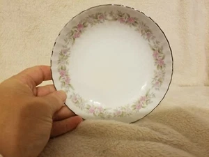 Dansico Teahouse Rose Fine China 5 5/8" Fruit/Dessert Bowls - Picture 1 of 4