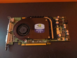 Nvidia OEM QuadroFX 3450 DDR3 Dual DVI S-Video PCI-E Graphics Video Card - Picture 1 of 2