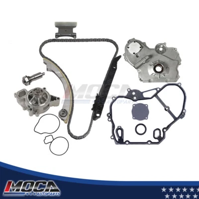 Kit de cadena de distribución junta de cubierta de bomba de agua de aceite para Chevrolet HHR Cobalt G5 00-08  Foto 1 de 4
