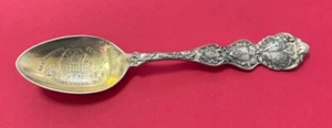 Vancouver B. C. Railroad C.R.R. Terminal Bldg. Sterling Silver 30.3g 5.75” Spoon - Picture 1 of 11