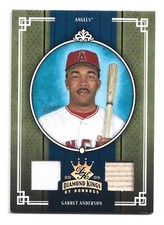 2005 Donruss Diamond Kings Bronze Materials #303 /200 Garret Anderson Game Used