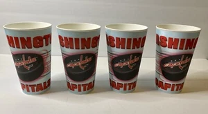 (4) Washington CAPITALS souvenir lenticular CUPS Cup NHL - Picture 1 of 4