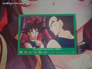 Carte Dragon Ball Z Serie Part 5 n° 72 card DBZ Panini Verte rare Vegeta Goku - Imagen 1 de 1