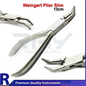 Alicates dentales Weingart Delgados Brackets de ortodoncia Eliminación Alambre Doblado Formación - Imagen 1 de 3