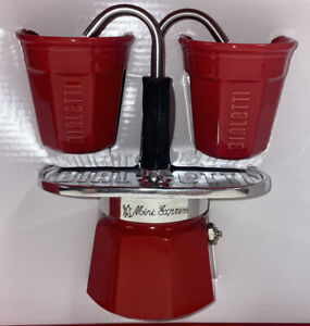 Bialetti SET MINI EXPRESS 2 cups,Red