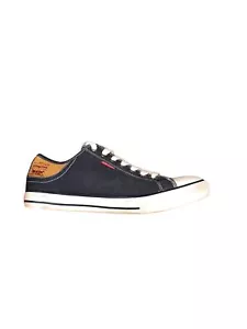 Levi's Comfort Tech Classic Blue White Canvas Lifestyle Shoes Men's (Size: 10) - Picture 1 of 6