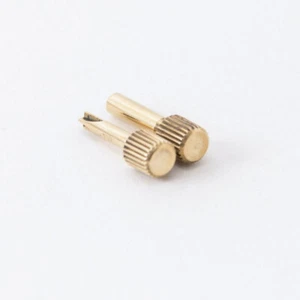 2 Pcs Dental Endodontic Screw Post Wrench 24K Golden Plated Hollow & Cross Key - Picture 1 of 5