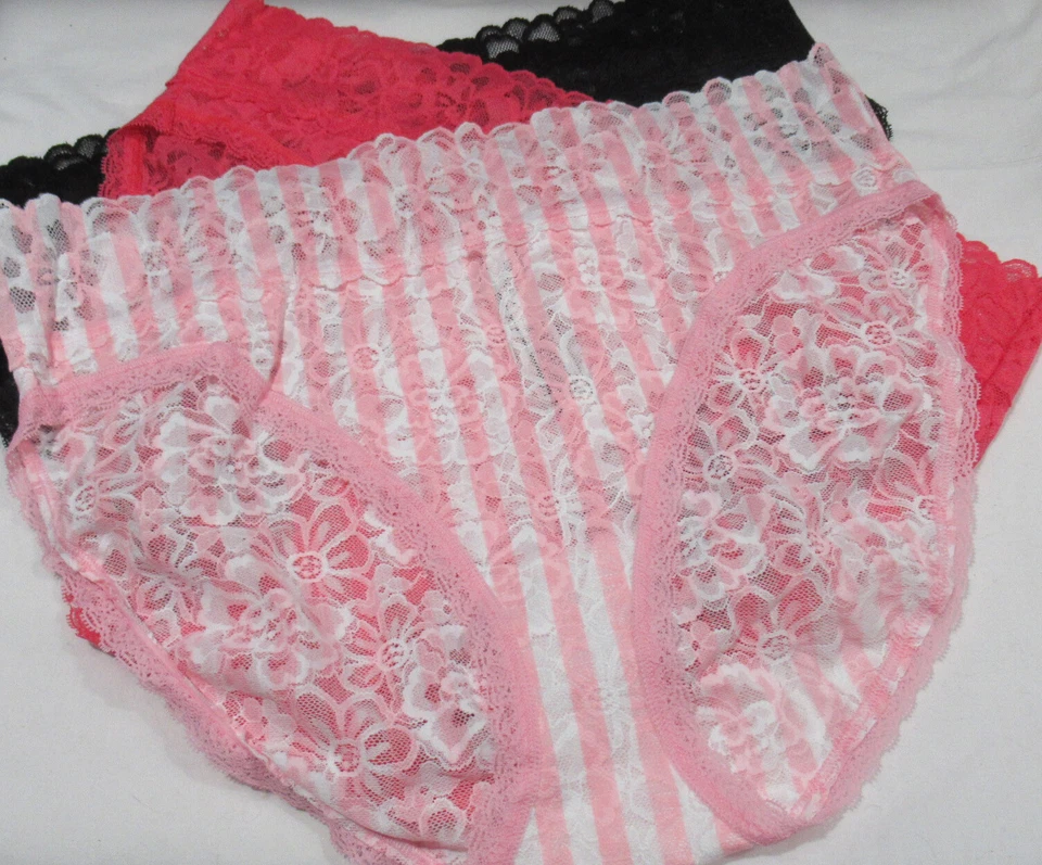 Victoria's Secret Panty Underwear THE LACIE FLORAL LACE BRIEF X-Large XL upick - Image 1 of 1