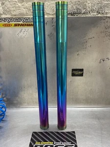 Ktm 48mm Wp Factory Rainbow Lower Fork Tubes Sx Sxf 2008 To 2025 - 125cc -450cc - Picture 1 of 7