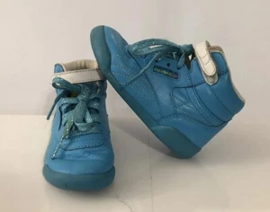 Reebok Sneakers Shoes Toddler Girls Size 7  Blue/Teal Child Kids Baby - Picture 1 of 16