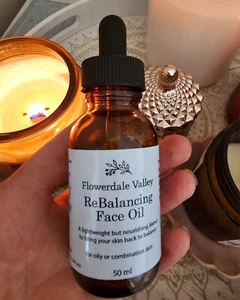 Rebalancing Face Oil Jojoba Primrose Great For Oily Combination Skin Aus Made - Picture 1 of 5