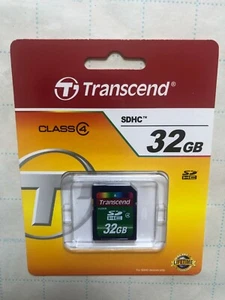 Transcend 32GB High Speed SDHC Class 4 Flash Memory Card - Picture 1 of 1