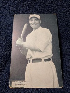 1925 Exhibits Edmund Bing Miller BOSTON RED SOX
