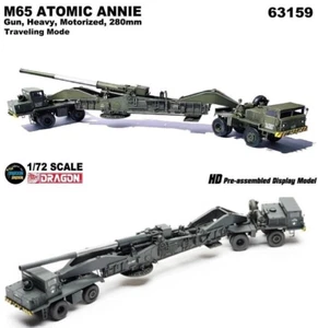 Dragon 1:72 63159 M65 ATOMIC ANNIE Gun, US Army, Heavy Motorized, Traveling Mode - Foto 1 di 15