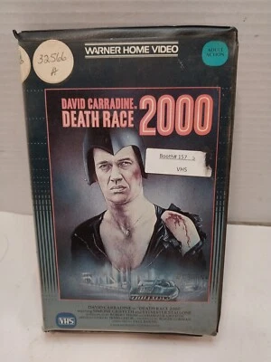 Death Race 2000 (VHS, 1980, Warner Big Box) David Carradine, Sylvester Stallone - Image 1 of 4