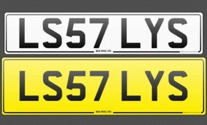 LESLYS ❤ LS57 LYS LESLEYS LES LESLEY LESLIE PRIVATE REGISTRATION NUMBER PLATE - Picture 1 of 2
