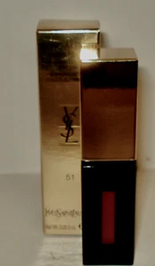 Yves Saint Laurent Rouge Pur Couture Vernis Glossy Stain 51 Magenta Amplifier - Picture 1 of 1