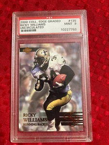 2000 Collector’s Edge Graded #135 Ricky Williams PSA MINT 9 - Picture 1 of 3