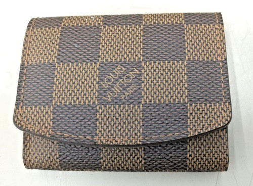 LOUIS VUITTON（LV） Autentica Louis Vuitton Damier custodia gemelli accessori pochette M64681