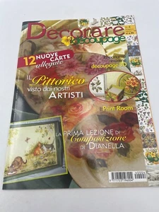 L'arte del decorare il decoupage n. 4 febbraio marzo 2004 Pittorico Print room - Picture 1 of 3