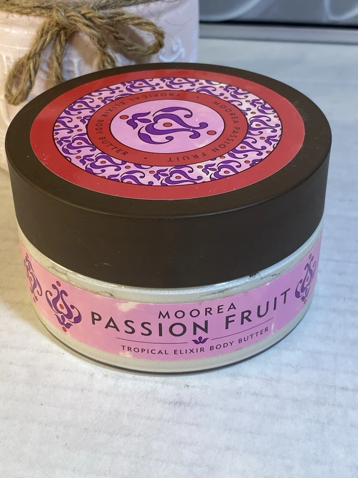 Novo Victoria's Secret Moorea Elixir Tropical de Maracujá 7 oz Frasco de Manteiga Corporal - Imagem 1 de 4