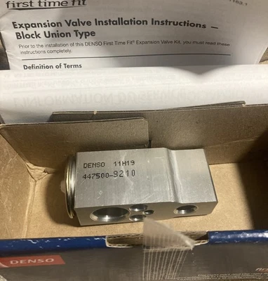 Válvula de expansión DENSO 475-0510!!️LEER Foto 1 de 4
