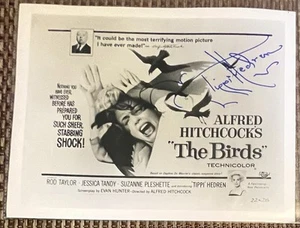 TIPPI HEDREN HANDSIGNIERT SIGNED DIE VÖGEL ALFRED HITCHCOCK 8X10 FOTO - Bild 1 von 2