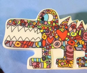Rosenthal Studio Line x James Rizzi Crocodile-Shaped Pottery Art Pop - Afbeelding 1 van 6