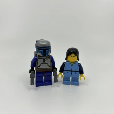 LEGO 7153 Star Wars Jango Fett (Falta la cabeza original) y Boba Fett Sw0054 Foto 1 de 4