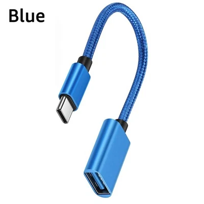 Type C to USB, USB C Male OTG A Female Data Connector Converter Cable Adapter - Image 1 of 4