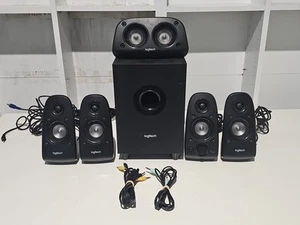 Logitech Z-506 6- Pc Speaker Surround Sound Speaker System with Subwoofer - Zdjęcie 1 z 9
