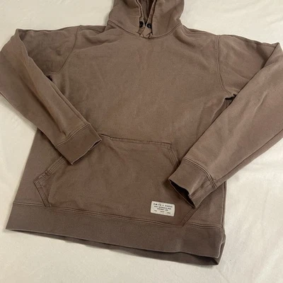 Sudadera con Capucha Smith Rogue Para Hombre Pequeña Pullover Taupe Canguro Bolsillo Hecha en Perú Foto 1 de 4