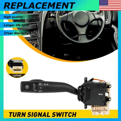 1X Black Turn Signal Switch Fits Toyota Prius 2001 2002 2003 16 PINS Accessories - Image 1 of 4