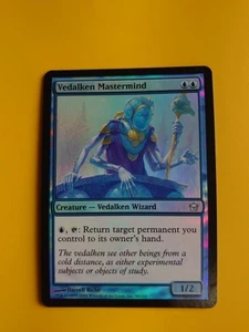 Vedalken Mastermind. FOIL Wizard Fifth Dawn. VG Magic the Gathering Card. - Picture 1 of 8
