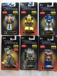 SET OF 6 TRANSFORMERS - THE COMPLETE SET FOR ONLY $29.99 WITH FREE SHIPPING - Picture 1 of 1
