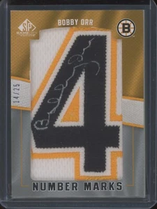 2007-08 SP Game Used Hockey Bobby Orr Burins #NM-BO Number Marks Auto /25 - Bild 1 von 2