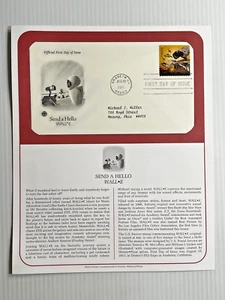 Send A Hello Wall.E Disney - First Day Cover Postal Commemorative Society 2011 - Picture 1 of 3