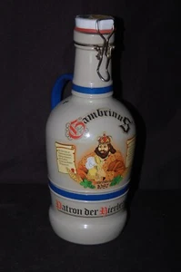 Vintage Gambrinus Jahreskrug 1987 German Beer Stein Bottle 12.75" Tall - Picture 1 of 15