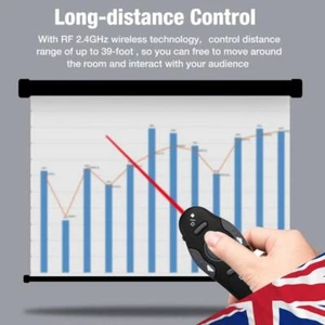 2.4GHz USB Wireless Presenter Pen PPT Remote Clicker for PowerPoint Presentation - Bild 1 von 8