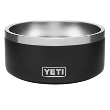 Yeti Boomer 8 Stainless Steel Non-slip Dog Bowl - Black