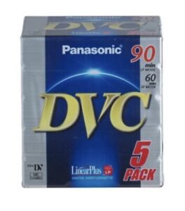 2 X PANASONIC DVM-60 Videocámara Mini DV Digital las cintas/cassettes de calidad superior