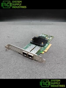 DELL CHELSIO T520-CR 10GB DUAL-PORT ETHERNET ADAPTER H/Profile P/N VV004 - Picture 1 of 2
