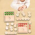 Counting Numbers Toy Wooden Math Manipulatives Fine Motor Skills Montessor Toys