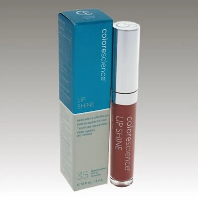 NWT Colorescience Sunforgettable Lip Shine SPF 35, Coral - 0.13 Tube - Image 1 of 3