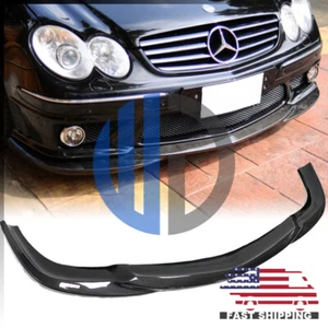 Labio delantero de carbono estilo GH para Mercedes-Benz W209 CLK63 2006 2007 2008 2009 - Imagen 1 de 6