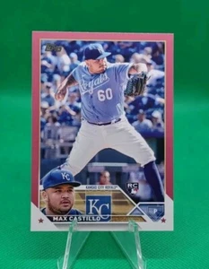Serie Topps 2023 1/50 Día de la Madre Rosa Max Castillo RC Kansas City Royals - Imagen 1 de 1