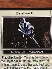 EMFEELI BABYLON 5 CCG RARE CARD NEAR MINT NEVER PLAYED WITH GREAT WAR