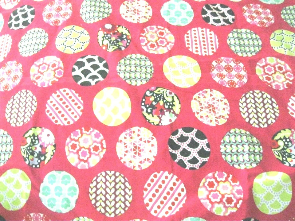 Funda de Almohada Estándar Pottery Barn Adolescente Falsa 20x30 Neón Rosa Caliente Círculos NUEVA Foto 1 de 1