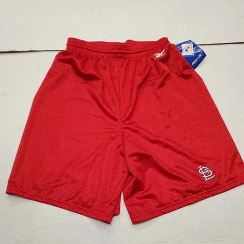 NWT St. Louis Cardinals Men’s Red Reebok Polyester Shorts Medium New With Tags Cover