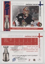 2003-04 Pacific Quest for the Cup Blue /150 Patrick Lalime #76
